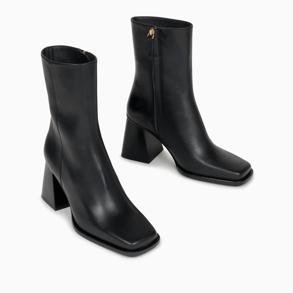 COPY - Feners Leather La Semaine Noir Boots